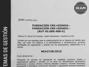 Lee más sobre el artículo Certificación de seguimiento OTEC